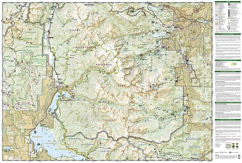 Rocky Mountain National Park Map The Hiker Box