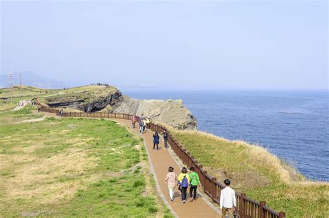 Olle Walking Path No 10 Course In Songaksan In Jeju Island Korea