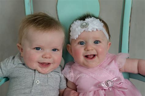 6 Month Old Twins Faces You Love Photography