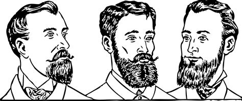 Get a rundown of the most stylish hairstyles for men with round faces. 1900 clipart - Clipground