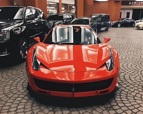 Check spelling or type a new query. Ferrari 458 Spider Red - NEW Paint By Number | Paint by Number Kits for Adults | Tech-Crafty®