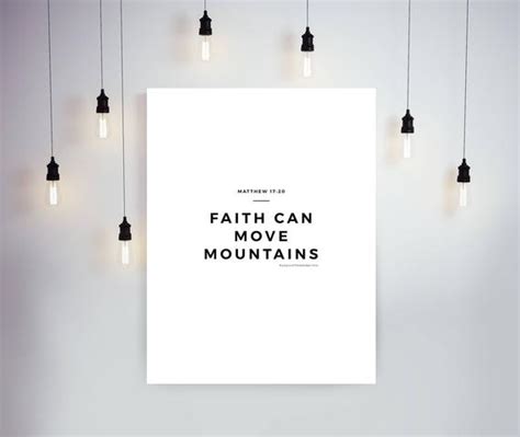 Move mountains quotations to inspire your inner self: faith can move mountains svg SALE quotes quote print