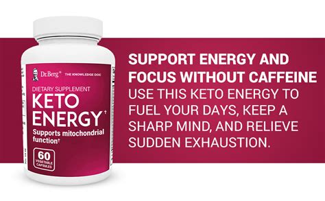 Dr Berg S Keto Energy Enhanced Mitochondrial Support Nutritional Energy