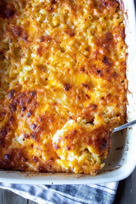 Transfer macaroni mixture to the buttered baking dish and place on a rimmed baking sheet. Southern Baked Macaroni and Cheese | Recipe | Mac and ...