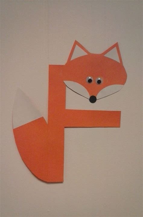 Preschool Letter F F Is For Fox Preschool Letter Crafts Letter A