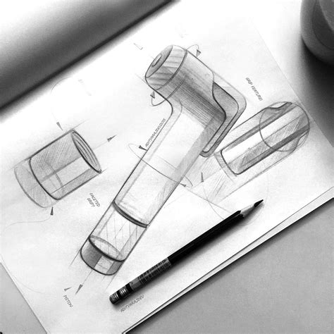 Bikepump Sketch Industrialdesign Productdesign Idsketching