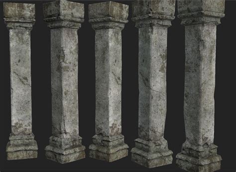 Stone Pillars Pillar Design Environment Design