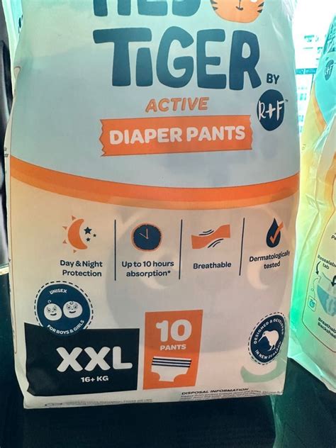 Hey Tiger Diaper Pants Xxl Babies And Kids Bathing And Changing Diapers