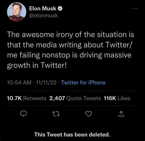 Unusually Spooky VƎx On Twitter Musk Literally Tweeted This On The