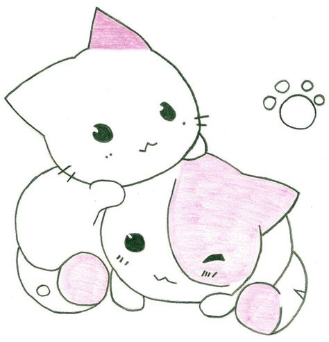 Cute Anime Cat Drawing Cats Are Soooo Cute Cute Anime