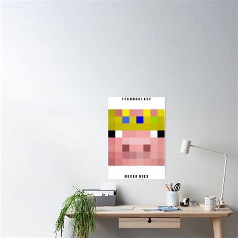 Technoblade Never Dies Minecraft Youtuber Poster For Sale By