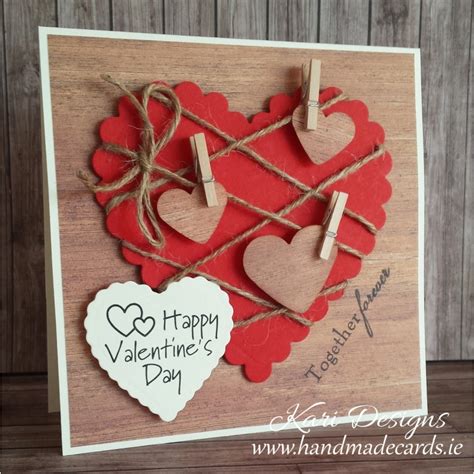 Beautiful Valentines Day Card For Him Handmade By Kari Designs