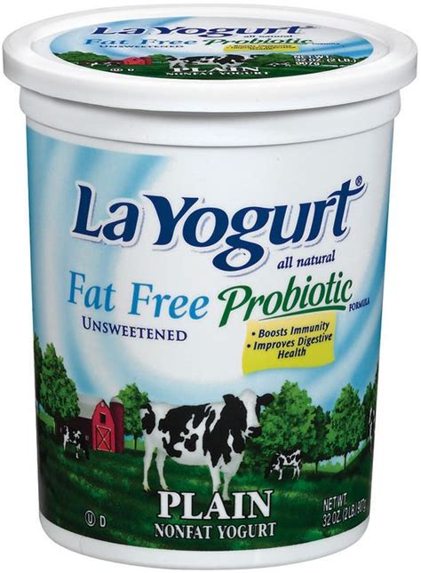La Yogurt Fat Free Plain Unsweetened Yogurt Probiotic Reviews 2021