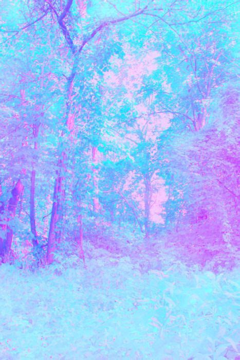 Blue Bright Forest Light Pastel Hd Anime Wallpapers Bright