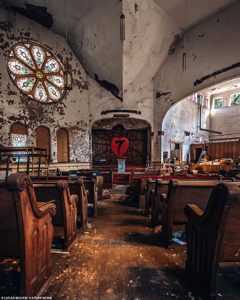 Haunting Beauty Of Abandoned Churches And Auditoriums Across America