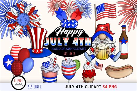 July 4th Clipart Independence Day Usa Clipart America Png Fourth Of