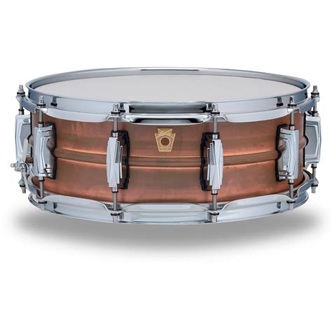 Ludwig Copper Phonic Smooth Snare Drum 14 X 5 In Raw Smooth Finish