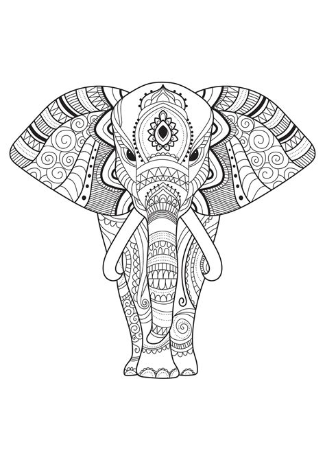 Mandalas Elefantes Para Colorear Mandalas Para Imprimir Astinta