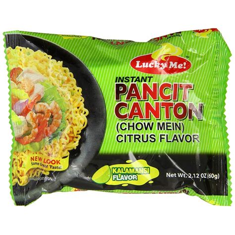 Lucky Me Pancit Canton Kalamansi Citrus Chow Mien Instant Noodles