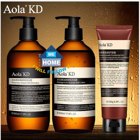 Firm hold for regular hair types. Aola'KD Rosemary Shampoo 500ml / Hair Conditioner 250ml ...