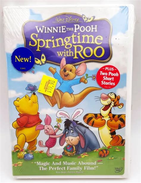 Disney Winnie The Pooh Spring Time With Roo Dvd New Sealed Mip 1000