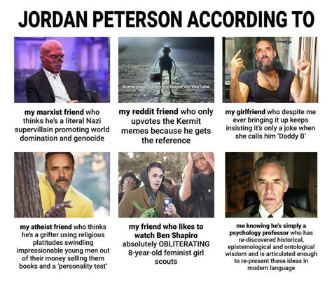 “oh Yeah Ive Heard Of Jordan Peterson” Rjordanpeterson