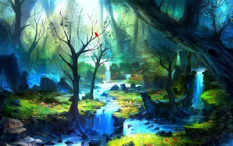 69 Enchanted Forest Backgrounds On Wallpapersafari