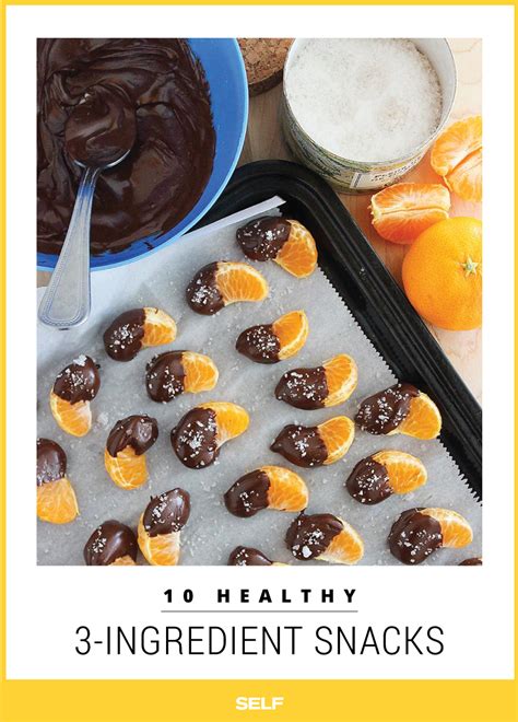 10 Healthy And Simple 3 Ingredient Snacks Self