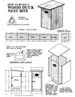 4.7 out of 5 stars 11. Plans for wood duck nest box using a 10 long 1 x 12 board | Animal Houses | Pinterest | Nest box