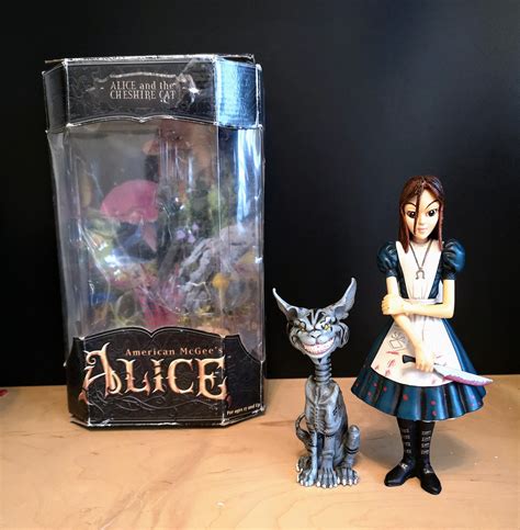 My Alice And Cheshire Cat Figures From Thevl Original American Mcgees