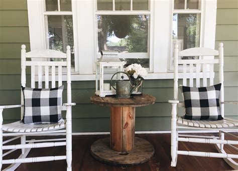 Pin By Justine Carri On Homestead Front Porch Decorating House Front