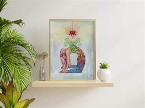 Surrender Spiritual Art Divine Feminine Art Sacred Etsy Canada