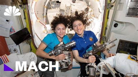 Watch Nasa Astronauts Make History In First All Female Spacewalk Mach