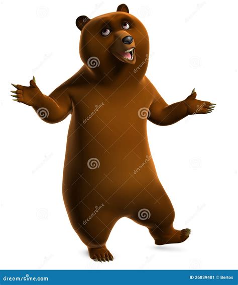 Dancing Grizzly Bear Stock Photo | CartoonDealer.com #26839481