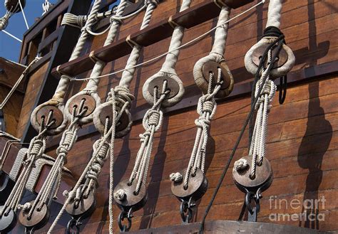 Ropes And Pulleys Photograph By Michelle Tinger Fine Art America