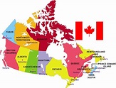 Mapa de Canadá con nombres: Listo para descargar o imprimir