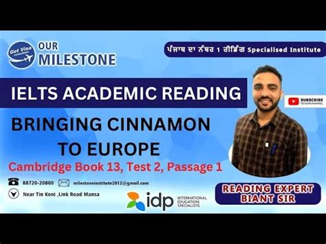 Bringing Cinnamon To Europe Reading Answers Tips Explanation