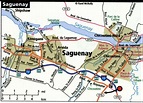 Saguenay city road map for truck drivers area town toll free highways ...