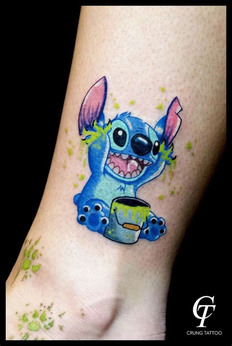 Stitch Color Tattoo Stitch Tattoo Disney Stitch Tattoo Disney Tattoos