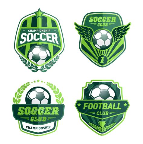 Premium Vector Set Of Football Logo Design Templates