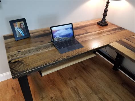 Buy Handmade Reclaimed Wood Office Desk Barnwood Computer Desk Rustic