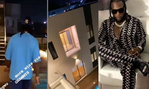 Burna Boy Shows Off His New Luxurious 8 Bedroom House In Lekki Video