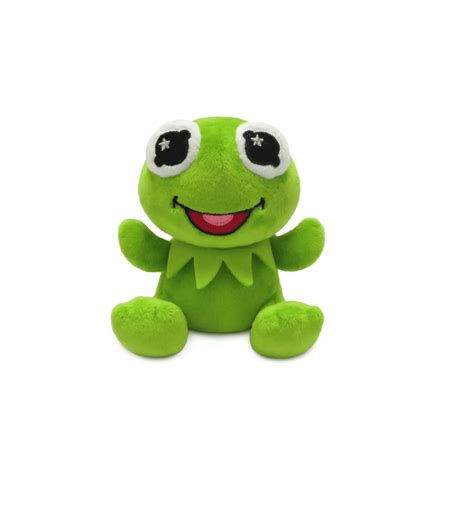 Disney Muppet Vision 3d Kermit Frog Stuffed Animal Wishables Plush Toy