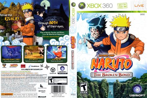Naruto The Broken Bond Xbox 360 Ultra Capas