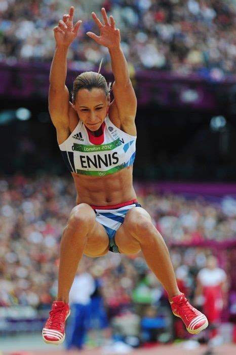 Jessica Ennis England In The Long Jump Gold Medal In Heptathlon