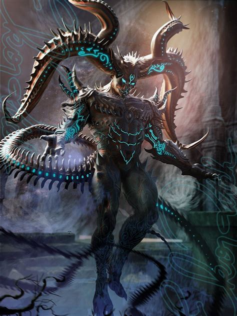 Pin By Ethan Frye On Criaturas Fantasy Demon Monster Concept Art