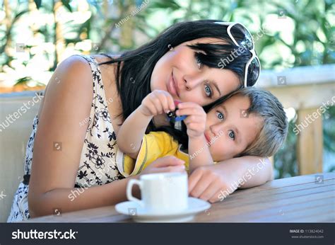 Mother Hugging Son Stock Photo 113824042 Shutterstock