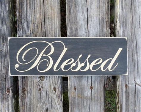 blessed sign blessed farmhouse decor wood sign thankful #decor # 