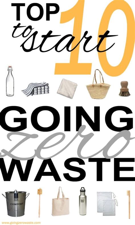 Top To Get Started Going Zero Waste