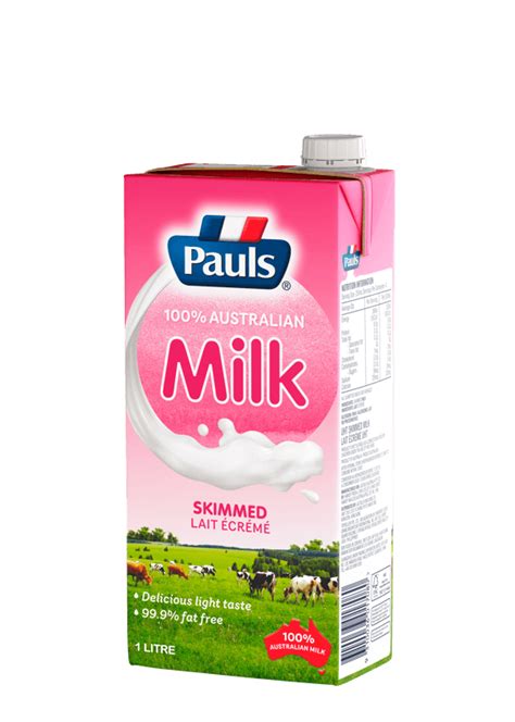 Skimmed Uht Milk 1l Pauls Export Website